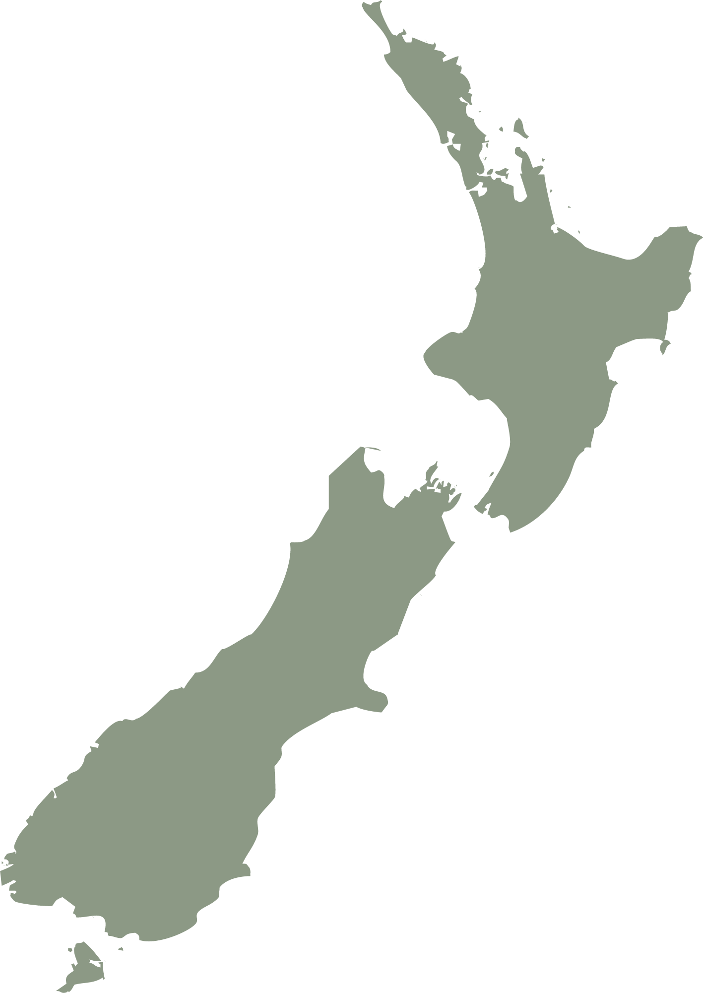 New Zealand Regional Seed Map